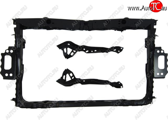 5 649 р. Рамка радиатора (телевизор) BODYPARTS  Toyota Prius  XW30 (2009-2011) дорестайлинг  с доставкой в г. Керчь