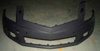 Бампер передний (с отверстием под омыватели фар) BodyParts Cadillac SRX дорестайлинг (2010-2012)