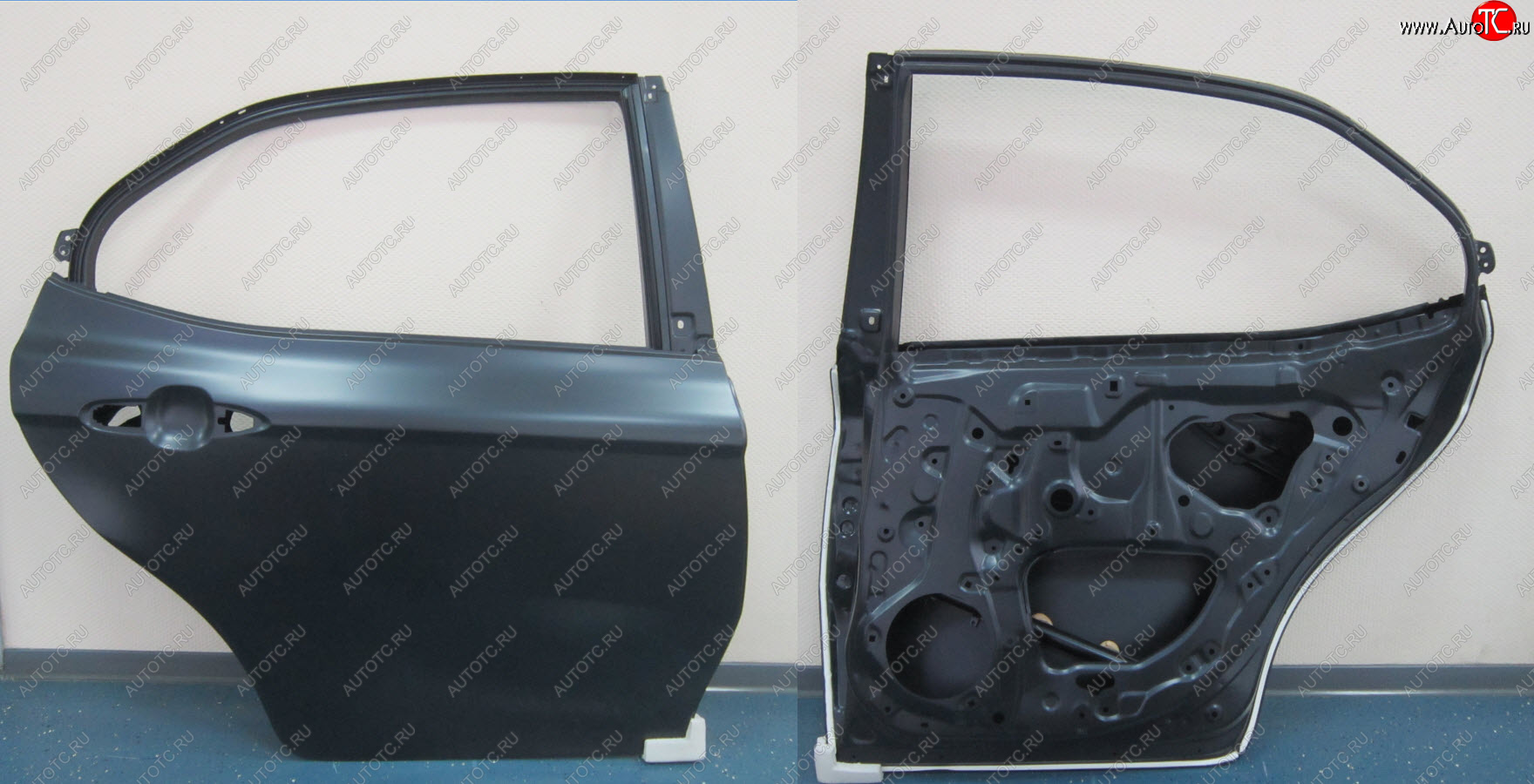 12 749 р. Правая дверь задняя BodyParts  Toyota Camry  XV70 (2017-2021) дорестайлинг (Неокрашенная)  с доставкой в г. Керчь