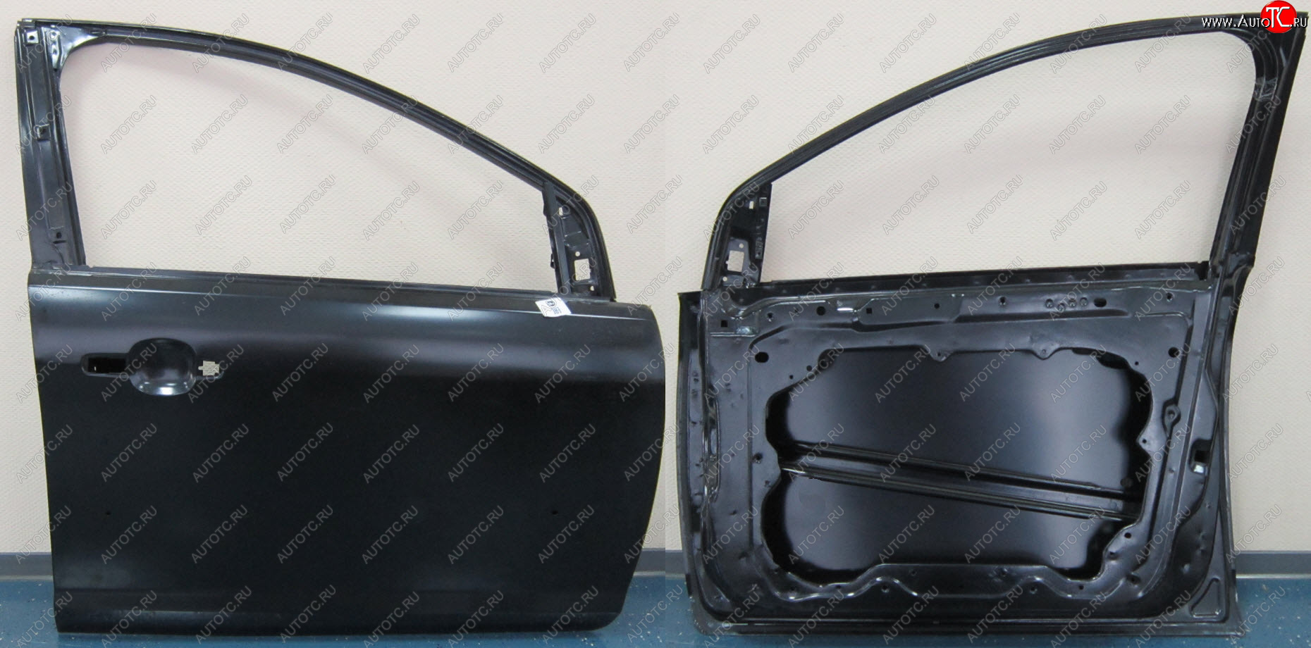 15 499 р. Правая дверь передняя BodyParts Ford Focus 2 седан рестайлинг (2007-2011) (Неокрашенная)  с доставкой в г. Керчь