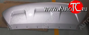 2 399 р. Накладка на передний бампер (серебристая) BodyParts Ford Kuga 2 рестайлинг (2016-2019)  с доставкой в г. Керчь