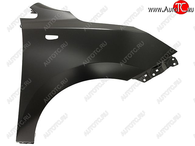 4 099 р. Правое крыло (с отверстием под повторитель поворота, Тайвань) BodyParts Hyundai IX35 LM дорестайлинг (2009-2013) (Неокрашенное)  с доставкой в г. Керчь