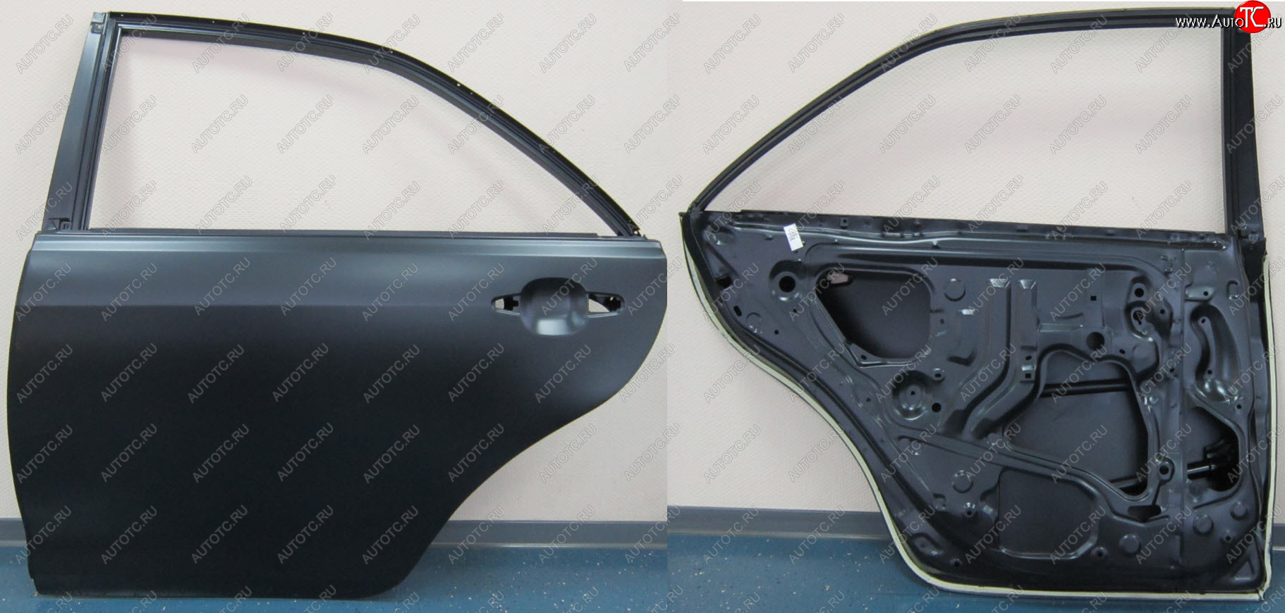 14 999 р. Левая дверь задняя BodyParts  Toyota Camry  XV40 (2006-2011) дорестайлинг, рестайлинг (Неокрашенная)  с доставкой в г. Керчь