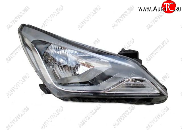 5 199 р. Правая фара (корректор) BodyParts  Hyundai Solaris  RBr (2014-2017) седан рестайлинг  с доставкой в г. Керчь
