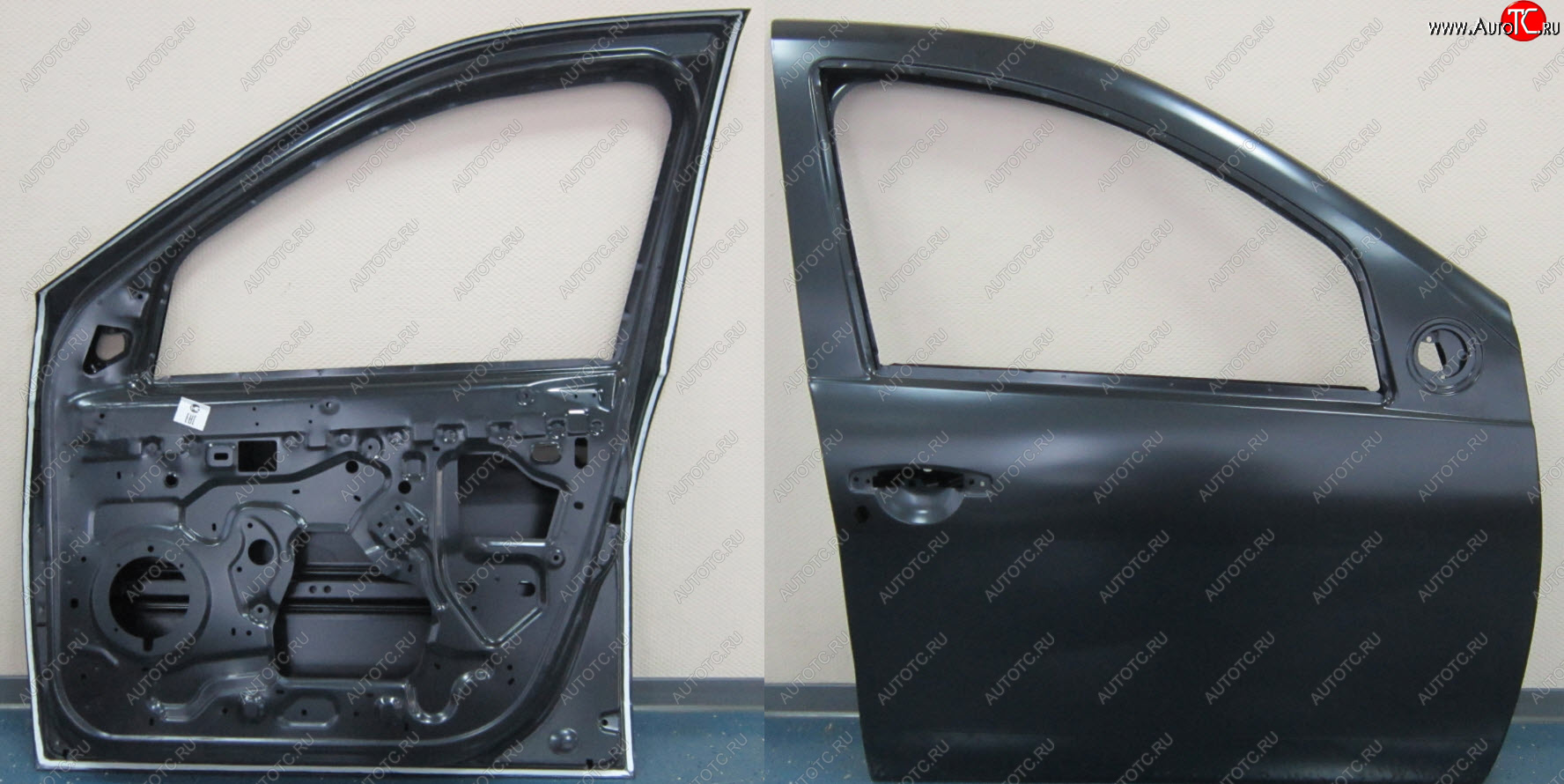 15 749 р. Правая дверь передняя BodyParts Renault Duster HS дорестайлинг (2010-2015) (Неокрашенная)  с доставкой в г. Керчь