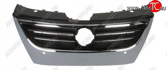 10 449 р. PASSAT CC 09- РЕШЕТКА РАДИАТОРА С ОТВ ПДАТЧ , С ХРОМ МОЛДИНГ (Китай) BODYPARTS vwpcc09-101  с доставкой в г. Керчь