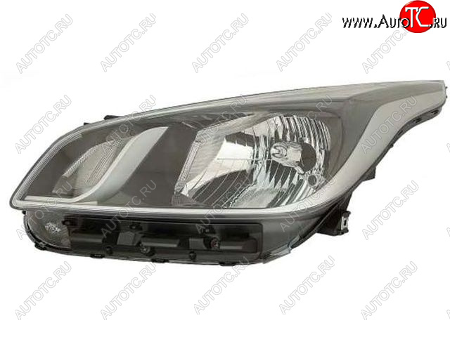 6 399 р. Левая фара (c электрокорректором) BODYPARTS KIA Rio 4 FB дорестайлинг седан (2016-2020)  с доставкой в г. Керчь