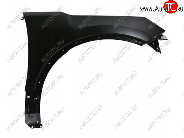 10 899 р. Правое крыло переднее (Тайвань) BodyParts  Ford Explorer  U502 (2015-2018) 1-ый рестайлинг, 5 дв. (Неокрашенное)  с доставкой в г. Керчь