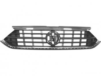 Решетка радиатора (пр-во Китай) BODYPARTS Volkswagen Polo Mk6 лифтбек (2020-2022) (молдинг хром)
