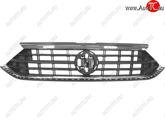 4 699 р. Решетка радиатора (пр-во Китай) BODYPARTS Volkswagen Polo Mk6 лифтбек (2020-2022) (молдинг хром)  с доставкой в г. Керчь
