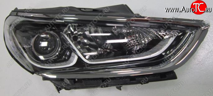 7 749 р. Правая фара (корректор) BODYPARTS Hyundai Sonata LF рестайлинг (2017-2019)  с доставкой в г. Керчь