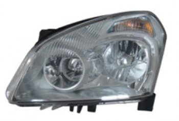 Левая фара (c электрокорректором) BODYPARTS Nissan Qashqai  1 (2007-2010) дорестайлинг