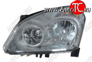 6 499 р. Левая фара (c электрокорректором) BODYPARTS  Nissan Qashqai  1 (2007-2010) дорестайлинг  с доставкой в г. Керчь
