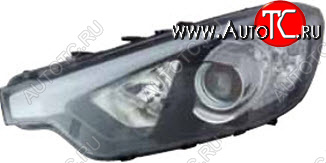 5 649 р. Левая фара (под корректор, линзован) BODYPARTS  KIA Cerato  3 YD (2013-2016) дорестайлинг седан  с доставкой в г. Керчь