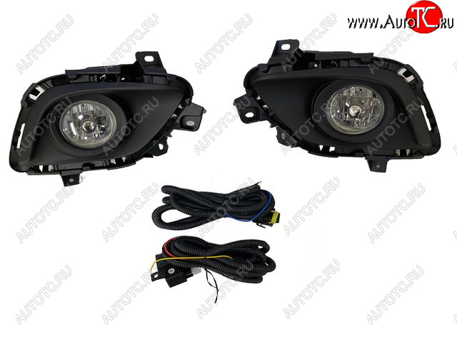 4 599 р. Комплект противотуманных фар (с проводкой, рамкой) BodyParts  Mazda 6  GJ (2012-2015) дорестайлинг седан, дорестайлинг универсал  с доставкой в г. Керчь