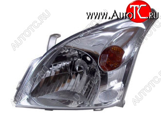 4 999 р. Левая фара (под корректор) BODYPARTS Toyota Land Cruiser Prado J120 (2002-2009)  с доставкой в г. Керчь