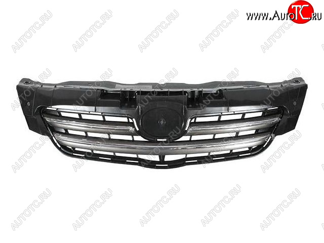 3 189 р. Решётка радиатора (с хром молдингом) BodyParts Toyota Corolla E150 седан дорестайлинг (2006-2010) (Неокрашенная)  с доставкой в г. Керчь
