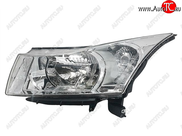 4 599 р. Левая фара (c электрокорректором) BODYPARTS  Chevrolet Cruze  J300 (2009-2012) седан дорестайлинг  с доставкой в г. Керчь