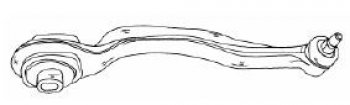 W211 РЫЧАГ ПЕРЕДН ПОДВЕСКИ ЛЕВ НИЖН ПЕРЕД (Тайвань) SH md21102-810-l