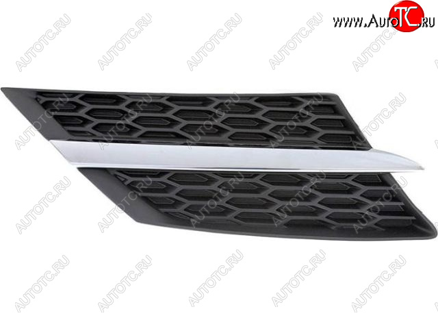 1 129 р. Правая решетка радиатора BodyParts  Toyota RAV4  XA40 (2012-2015) 5 дв. дорестайлинг (хром серый)  с доставкой в г. Керчь