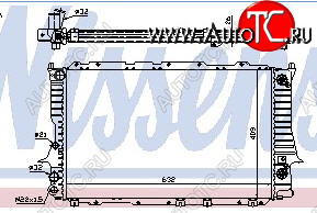 3 069 р. AUDI 100 (A6 94-) РАДИАТОР ОХЛАЖДЕН (см.каталог) BODYPARTS ai10091-914  с доставкой в г. Керчь