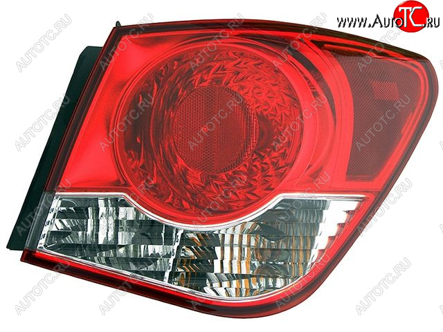 2 049 р. Правый фонарь задний (внешний) BodyParts Chevrolet Cruze J300 седан дорестайлинг (2009-2012)  с доставкой в г. Керчь