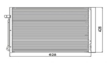 X5 КОНДЕНСАТОР КОНДИЦ (см.каталог) BODYPARTS bm0x507-931