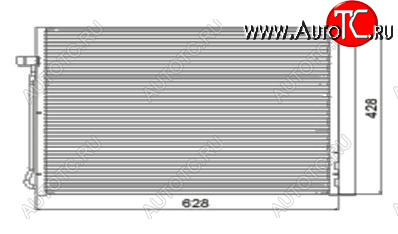 5 199 р. X5 КОНДЕНСАТОР КОНДИЦ (см.каталог) BODYPARTS bm0x507-931  с доставкой в г. Керчь