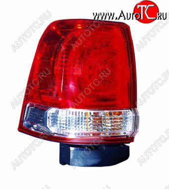 5 349 р. Левый фонарь (диодная) DEPO  Toyota Land Cruiser  200 (2007-2012) дорестайлинг  с доставкой в г. Керчь