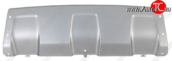 1 289 р. Накладка переднего бампера (серебро) BodyParts Renault Duster HS дорестайлинг (2010-2015) (Неокрашенная)  с доставкой в г. Керчь