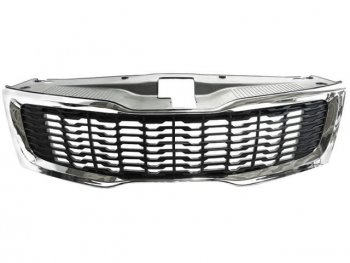 RIO РЕШЕТКА РАДИАТОРА С ХРОМ МОЛДИНГ (Китай) BODYPARTS kario11-101