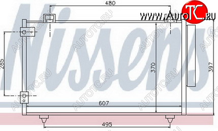3 689 р. COROLLA (+MATRIX 03-06) КОНДЕНСАТОР КОНДИЦ BODYPARTS tycrl02-930  с доставкой в г. Керчь