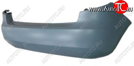 4 099 р. Бампер задний BodyParts  Skoda Fabia  Mk2 (2007-2010) хэтчбэк дорестайлинг (Неокрашенный)  с доставкой в г. Керчь