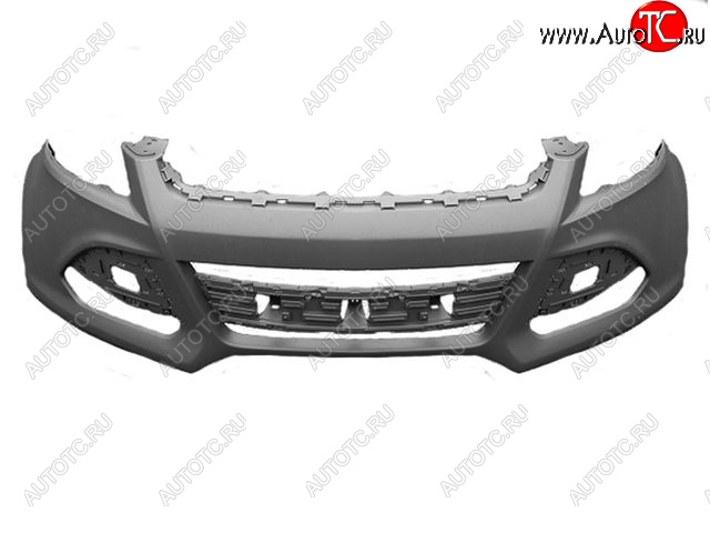4 599 р. Бампер передний (с отверстиями под омыватели фар и под парктроник) BodyParts  Ford Kuga  2 (2013-2016) дорестайлинг (Неокрашенный)  с доставкой в г. Керчь