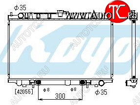 13 399 р. MAXIMA QX РАДИАТОР ОХЛАЖДЕН AT 2 3 (1 ряд) BODYPARTS nnmxq95-912  с доставкой в г. Керчь
