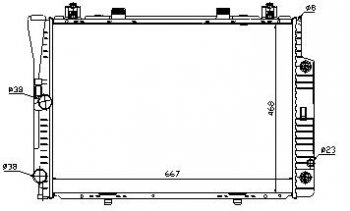 W140 РАДИАТОР ОХЛАЖДЕН (см.каталог) BODYPARTS md14092-911