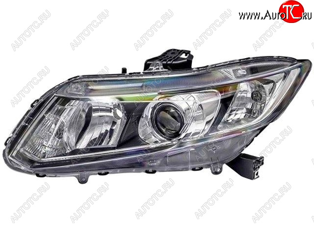 5 699 р. Левая фара (корректор, линзован) BODYPARTS  Honda Civic  FB (2011-2016) седан  с доставкой в г. Керчь