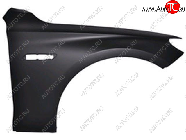 11 649 р. Правое крыло (с отверстием под повторитель поворота, Тайвань) BodyParts BMW 5 серия F07 Gran Turismo лифтбэк дорестайлинг (2009-2013) (Неокрашенное)  с доставкой в г. Керчь