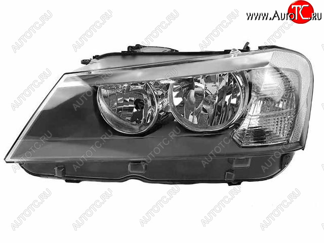 10 849 р. Левая фара (c электрокорректором) DEPO  BMW X3  F25 (2010-2014) дорестайлинг  с доставкой в г. Керчь