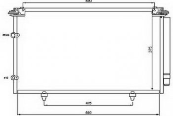 CAMRY КОНДЕНСАТОР КОНДИЦ BODYPARTS tycam02-930