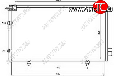 3 699 р. CAMRY КОНДЕНСАТОР КОНДИЦ BODYPARTS tycam02-930  с доставкой в г. Керчь