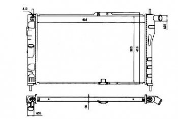 2 799 р. ESPERO РАДИАТОР ОХЛАЖДЕН MT BODYPARTS dwesp94-913  с доставкой в г. Керчь. Увеличить фотографию 1