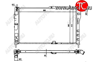 2 799 р. ESPERO РАДИАТОР ОХЛАЖДЕН MT BODYPARTS dwesp94-913  с доставкой в г. Керчь
