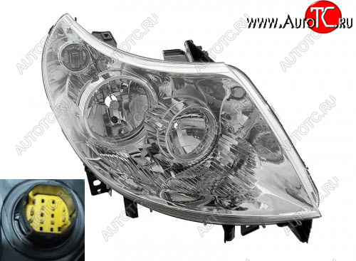 9 599 р. Правая фара (c электрокорректором) DEPO Peugeot Boxer 250 (2006-2014)  с доставкой в г. Керчь