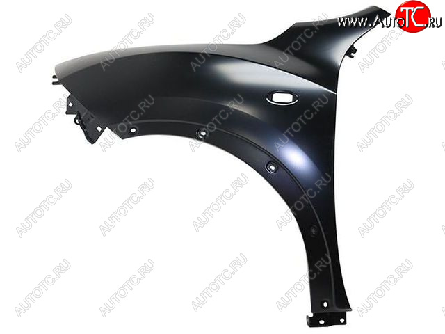 4 999 р. Левое крыло (с отверстием под повторитель поворота, Тайвань) BodyParts Nissan Juke 1 YF15 дорестайлинг (2010-2014) (Неокрашенное)  с доставкой в г. Керчь