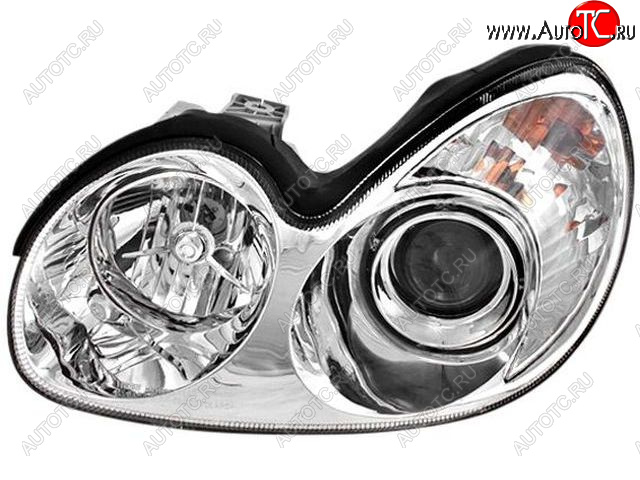 3 799 р. Левая фара (под корректор) BODYPARTS  Hyundai Sonata  EF (2001-2013) рестайлинг ТагАЗ  с доставкой в г. Керчь