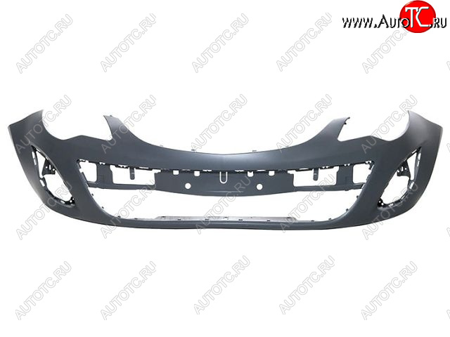 7 999 р. Бампер передний (Тайвань) BodyParts Opel Corsa D  2-ой рестайлинг, хэтчбэк 5 дв. (2011-2014) (Неокрашенный)  с доставкой в г. Керчь