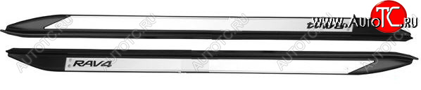 12 899 р. RAV4 ПОРОГ-ПОДНОЖКА Л+П (КОМПЛЕКТ) OEM STYLE , АЛЮМИН BODYPARTS tyrv406-4a0a-n  с доставкой в г. Керчь