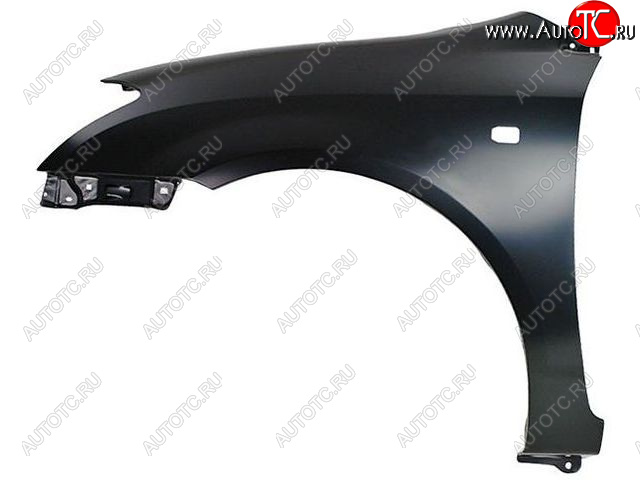 5 249 р. Левое крыло (с отверстием под повторитель поворота, Тайвань) BodyParts  Toyota Corolla  E120 (2000-2007) хэтчбек 5 дв. дорестайлинг, хэтчбек рестайлинг (Неокрашенное)  с доставкой в г. Керчь