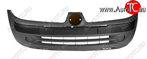 3 479 р. Бампер передний BodyParts  Renault Clio ( CB,  BB) (2001-2012) рестайлинг, хэтчбэк 3 дв., рестайлинг, хэтчбэк 5 дв. (Неокрашенный)  с доставкой в г. Керчь